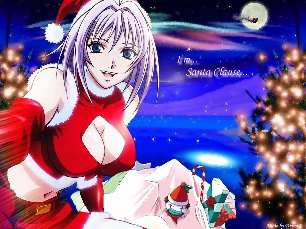 Wallpaper : anime girls, anime couple, picture in picture, Christmas Tree,  presents, christmas lights 1920x1080 - Victus007 - 2178223 - HD Wallpapers  - WallHere