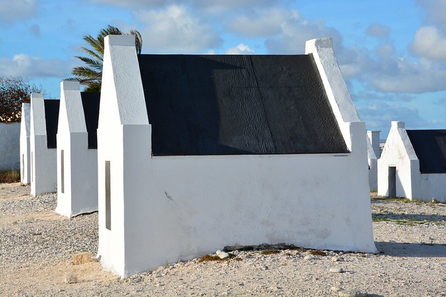 Slave huts at Pekelmeer salt pans (Bonaire 2014)