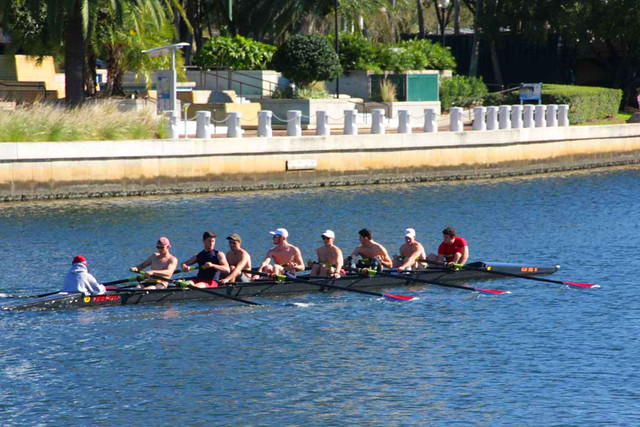 Sculling Practice on the Hillsborough River