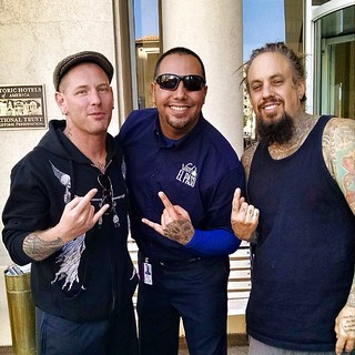 Guess who we ran into?! Corey Taylor from Slipknot and Fie… | Flickr