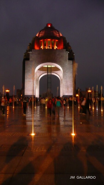 La fuente del monumento - Mexico