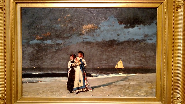 Winslow Homer - Promenade on the Beach - 1880