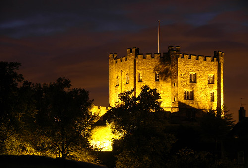durham england greatbritain castle schloss burg norman universitycollege motteandbaileycastle motte tower turm nacht night