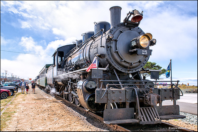 Steam Locomotive Rockaway Beach