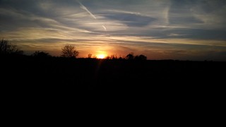 Sunset in Iowa