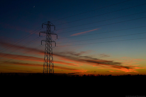 sunset sky silhouette twilight nikon pylon d3100