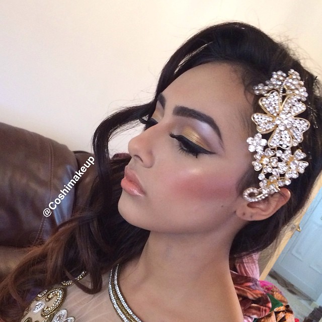 Engagement/nikkah/registry look. Hair and makeup by #coshi… | Flickr