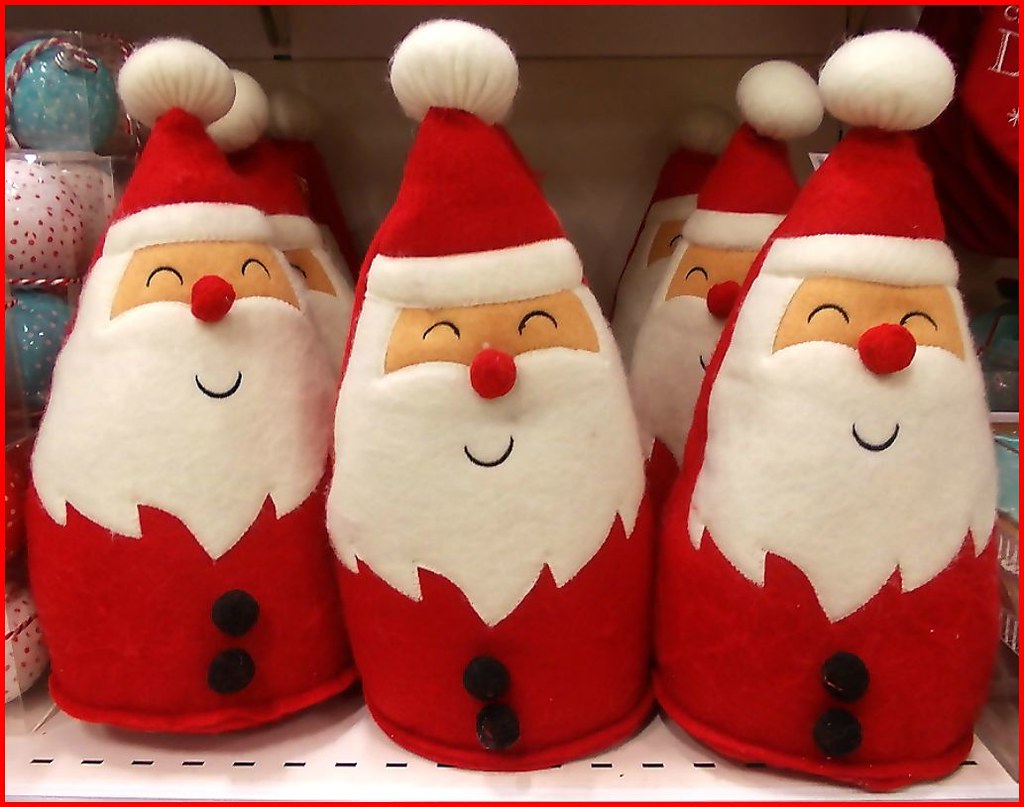 Santas on a Shelf ..