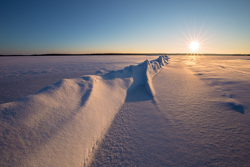 winter sunset lake snow ontario canada cold ice ridge dryden