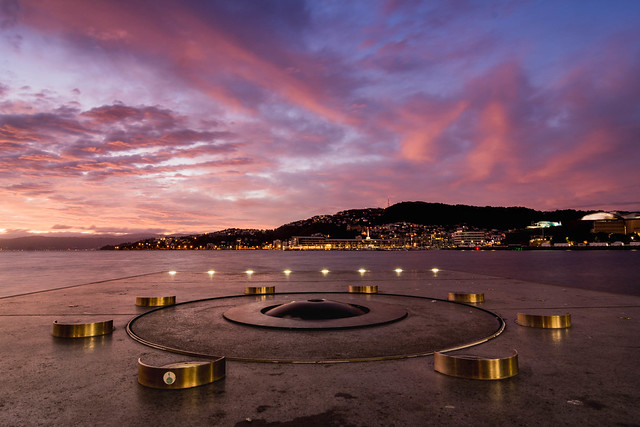 Sunrise on Wellington Waterfront