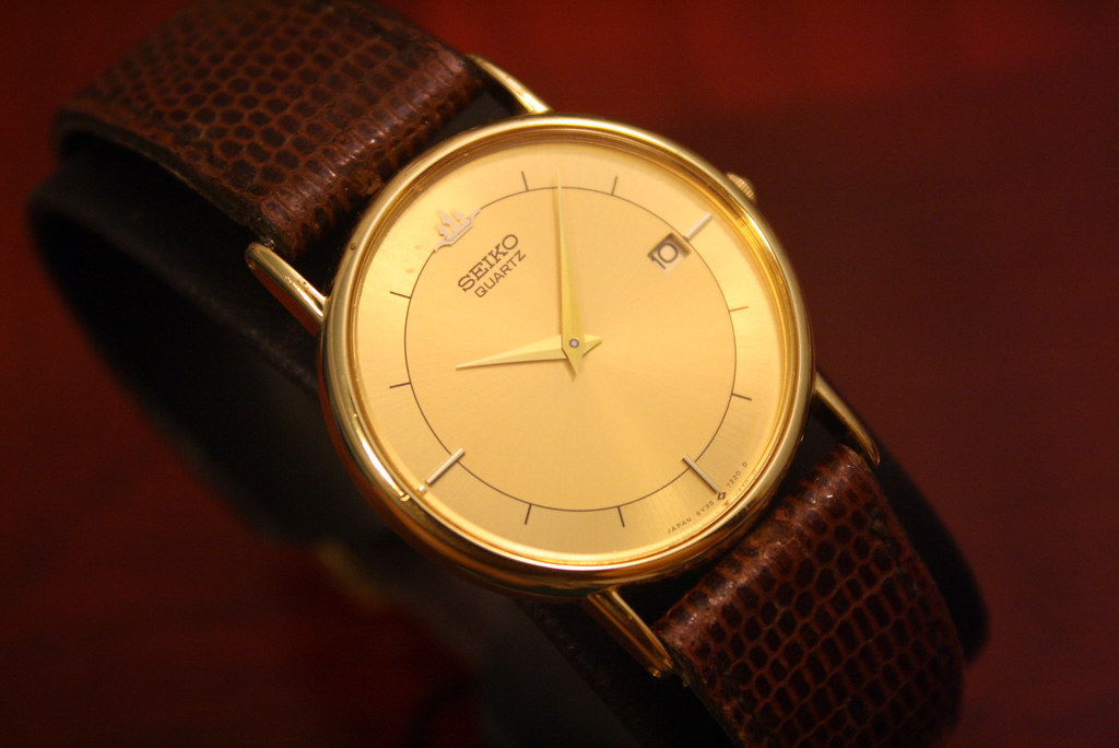 SEIKO QUARTZ 5Y39-7010 Gentleman's Date watch | WAI's Watch Museum | Flickr