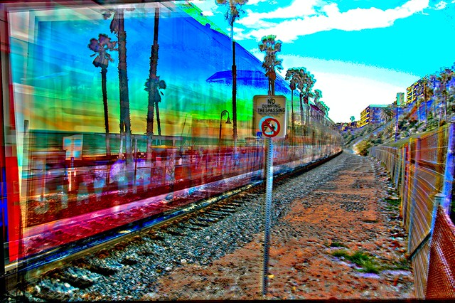 Rainbow Train HDR