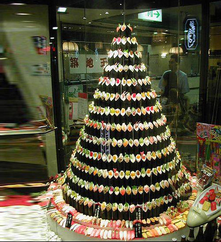 Sushi Christmas Tree