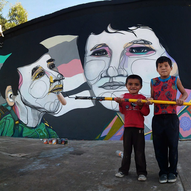 Unión y fuerza  #comunity #Art #arteurbano #Tijuana #alonsodelgadillo #barrio #niños #color #people #10demayo #contemporary #colonia #streetart #mexico #arteurbanosocial #social #urban