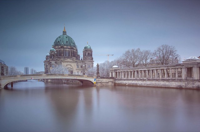 Berlin winterscene