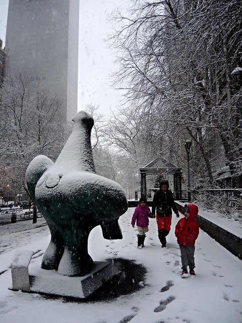New York snowy humor