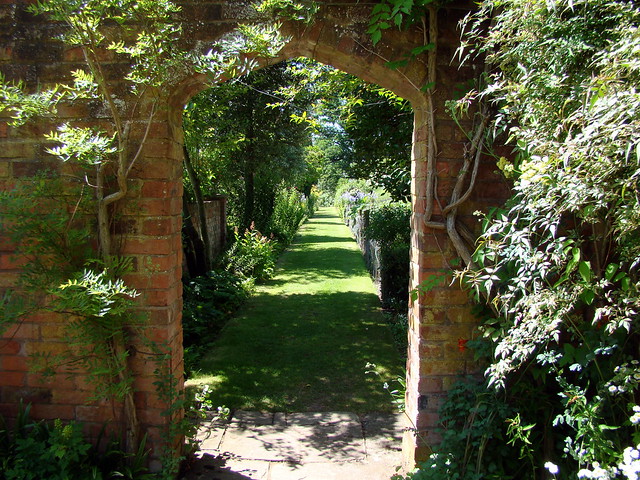 Stockton Bury Gardens near Leominster in Herefordshire