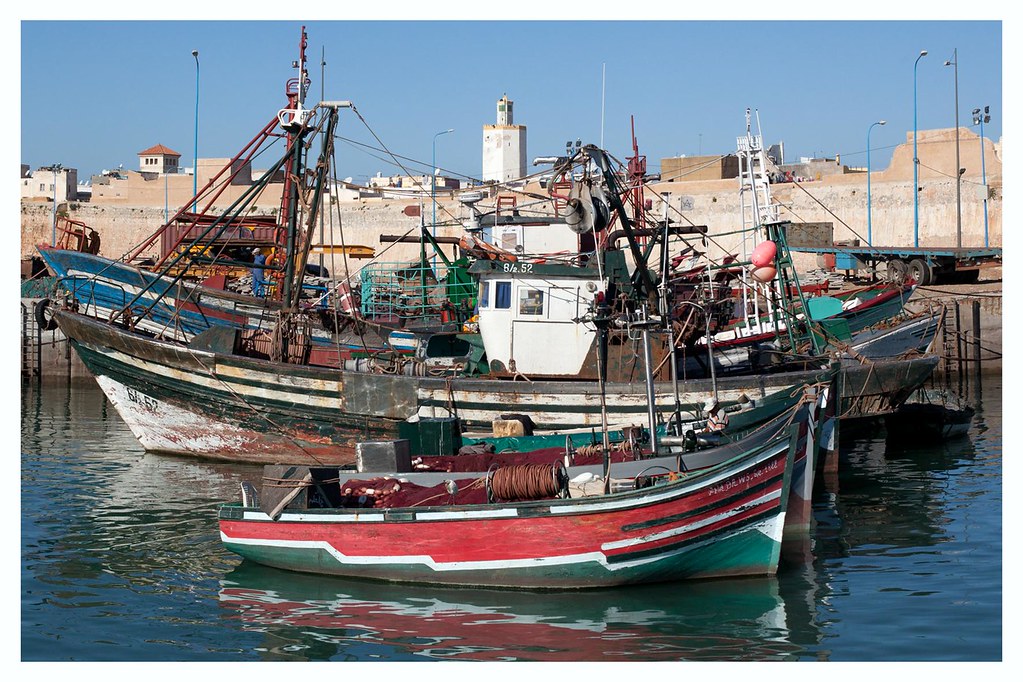 morocco el-jadida fishing port