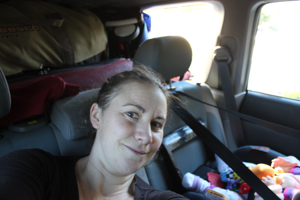 An extremely full car for our trip to the airport | Pia Andrews | Flickr
