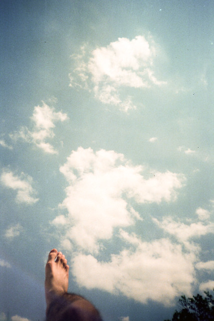 my foot & sky - summer 2002