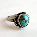 Vintage Turquoise & Sterling Silver Navajo Ring - Native American Jewelry