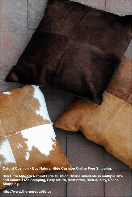 Oxford Cushion - Buy Natural Hide Cushion Online Free Shipping