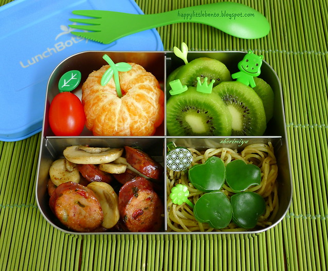 St. Paddy's Day Green Bento!