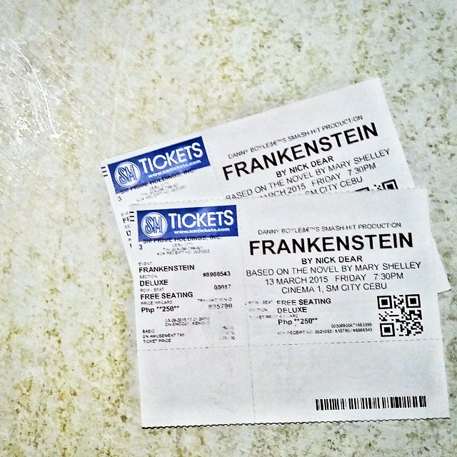 Its a play... its a movie... Its a live broadcast of Frankenstein!  Thanks much SM Cebu and British Council for bringing this to Cebu...  #Frankenstein #Play #Cebu #SMcebu