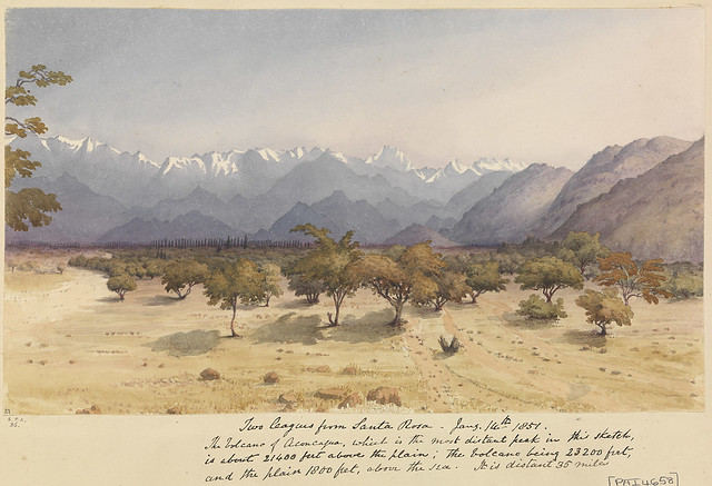 Santa Rosa de Los Andes en 1851, en la actualidad sólo se conoce como Los Andes.