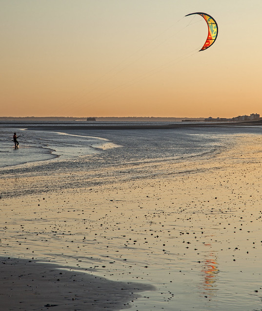 Kite surfer & Reflection