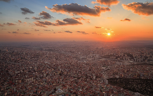 city istanbul full sapphire teras gün batımı