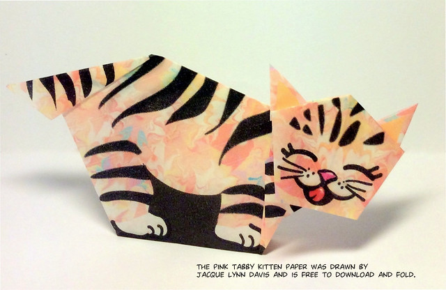 Origami Tabby Kitten