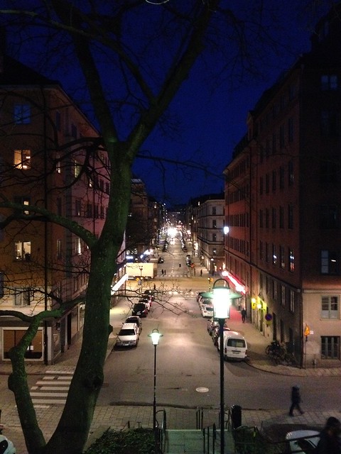 Rådmansgatan at night