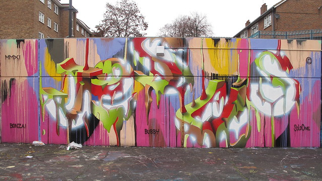 LovePusher graffiti, Stockwell