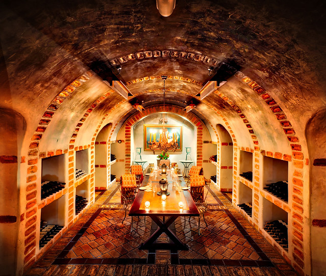 Deep In The 5,000 Bottle Wine Cellar Of Huka Lodge