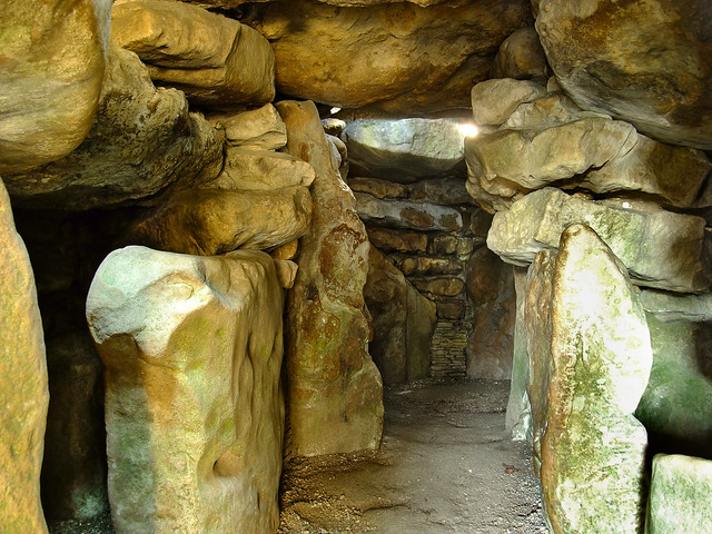Interior of the West Kennet Long Barrow