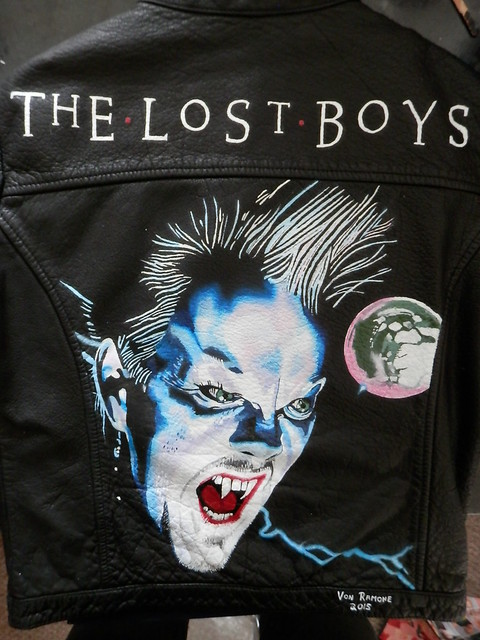 Custom Painted Lost Boys leather jacket