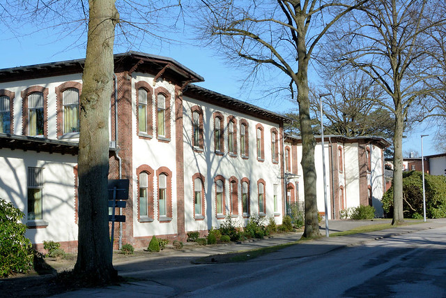 5515 Restaurierte historische Architektur, Krankenhaus Ochsenzoll /  Asklepios Klinik Nord-Ochsenzoll.