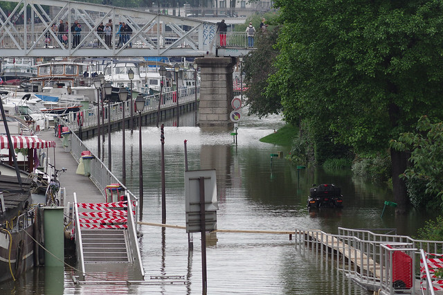Paris Flood - Port de l'Arsenal