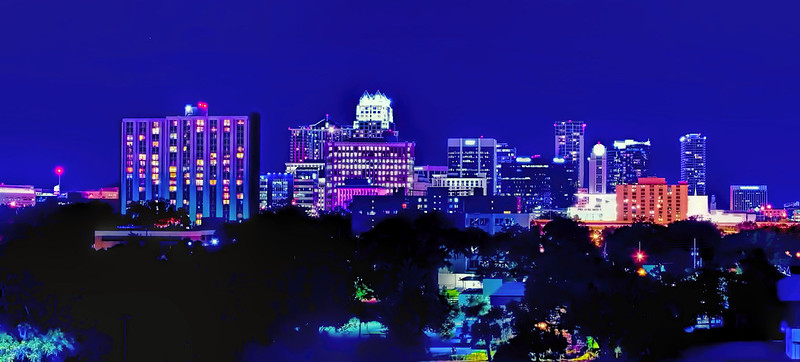 View of downtown Orlando, Florida,, USA / The City Beautiful