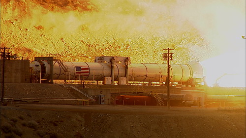 NASA's Rocket Booster fires!