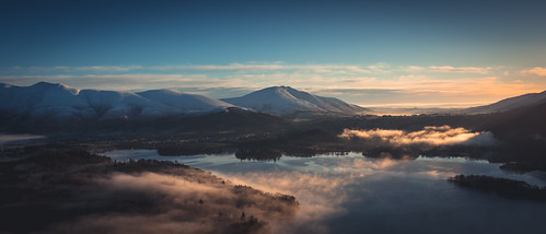 Early morning mist on the Derwent by Arksmith, I set hiking about 1 and a half hours before sunrise to make sure I had plenty time to set up. Catbe