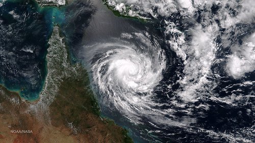 VIIRS Captured Tropical Cyclone Nathan (March 2015)