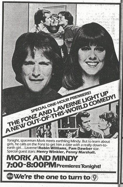 Mork and Mindy premiere, September 14, 1978