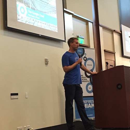 Max Henderson head of google cloud platform at @Refreshmiami & @theLaunchPad event #miamitech #startups | by brbreslin23