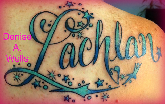 Lachlan tattoo design by Denise A. Wells