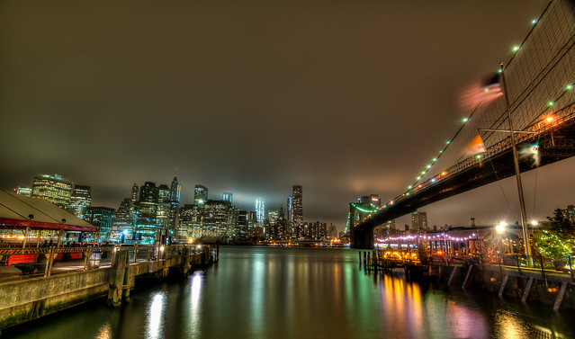 Manhattan under fog