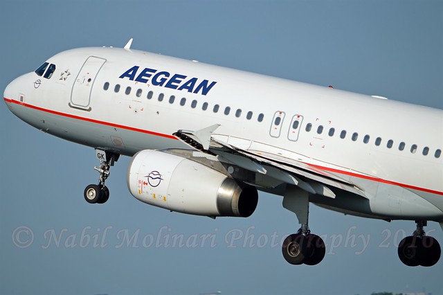Aegean Airlines SX-DGK Airbus A320-232 cn/3748 @ Polderbaan EHAM / AMS 07-06-2016