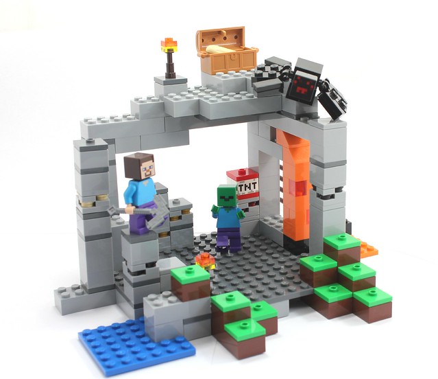 Lego Minecraft The Cave alternate build