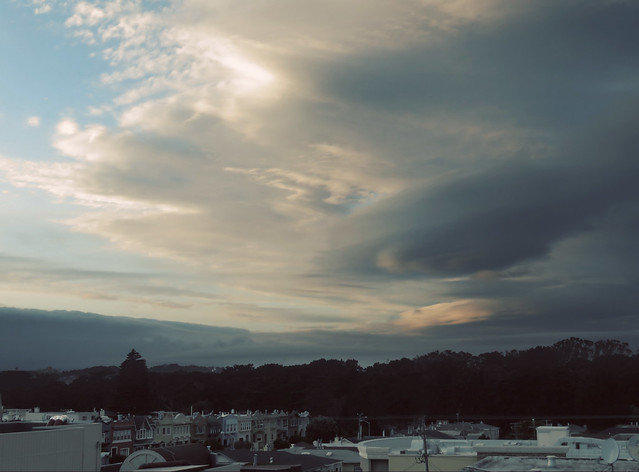 Clouds POV 1333 26th ave; The Sunset, San Francisco (2015)